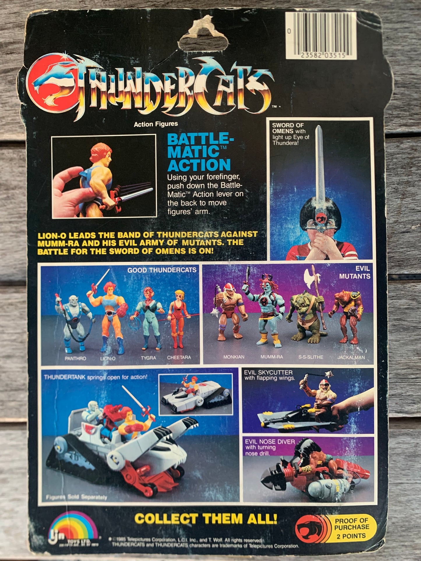 Vintage 1985 THUNDERCATS Jackalman