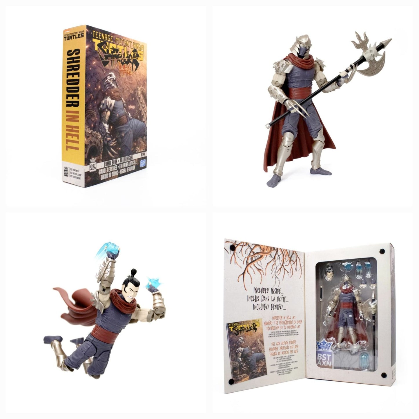 BST AXN Shredder in Hell 6-inch Action Figure & IDW Comic