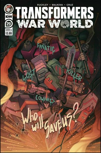 Transformers War World Issue #29 Cover A